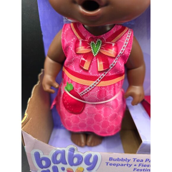 Baby Alive Bubbly Tea Party Doll Set With Accessories For Kids Ages 3+ - Picture 3 of 10